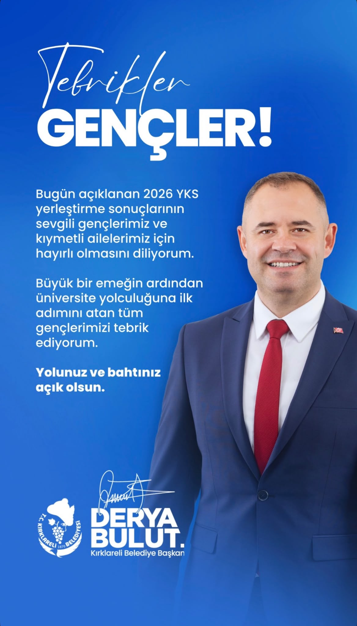 Tebrikler Gençler 