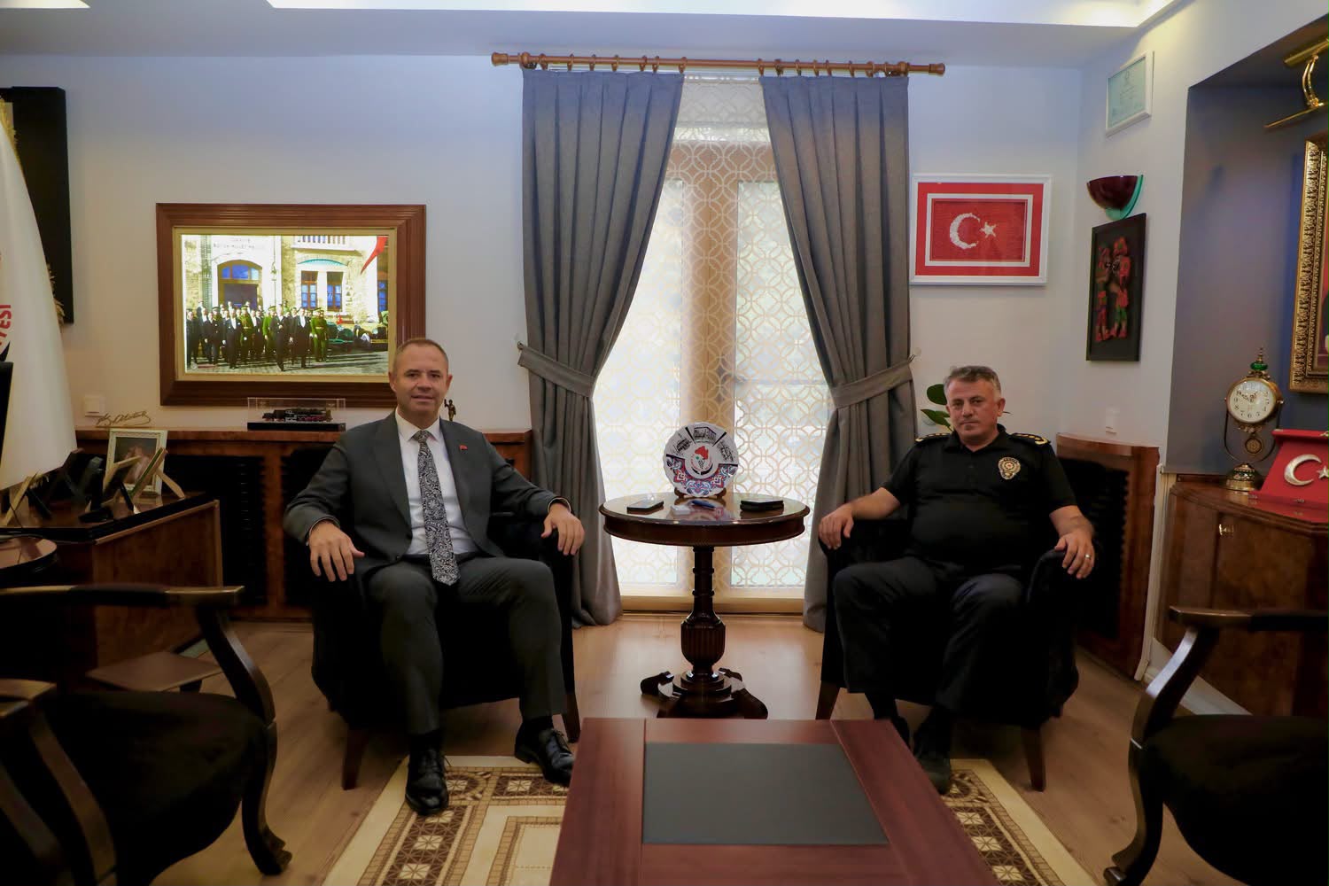 İl Emniyet Müdürümüz Sayın Sinan Çamuroğlu'nun Veda Ziyareti