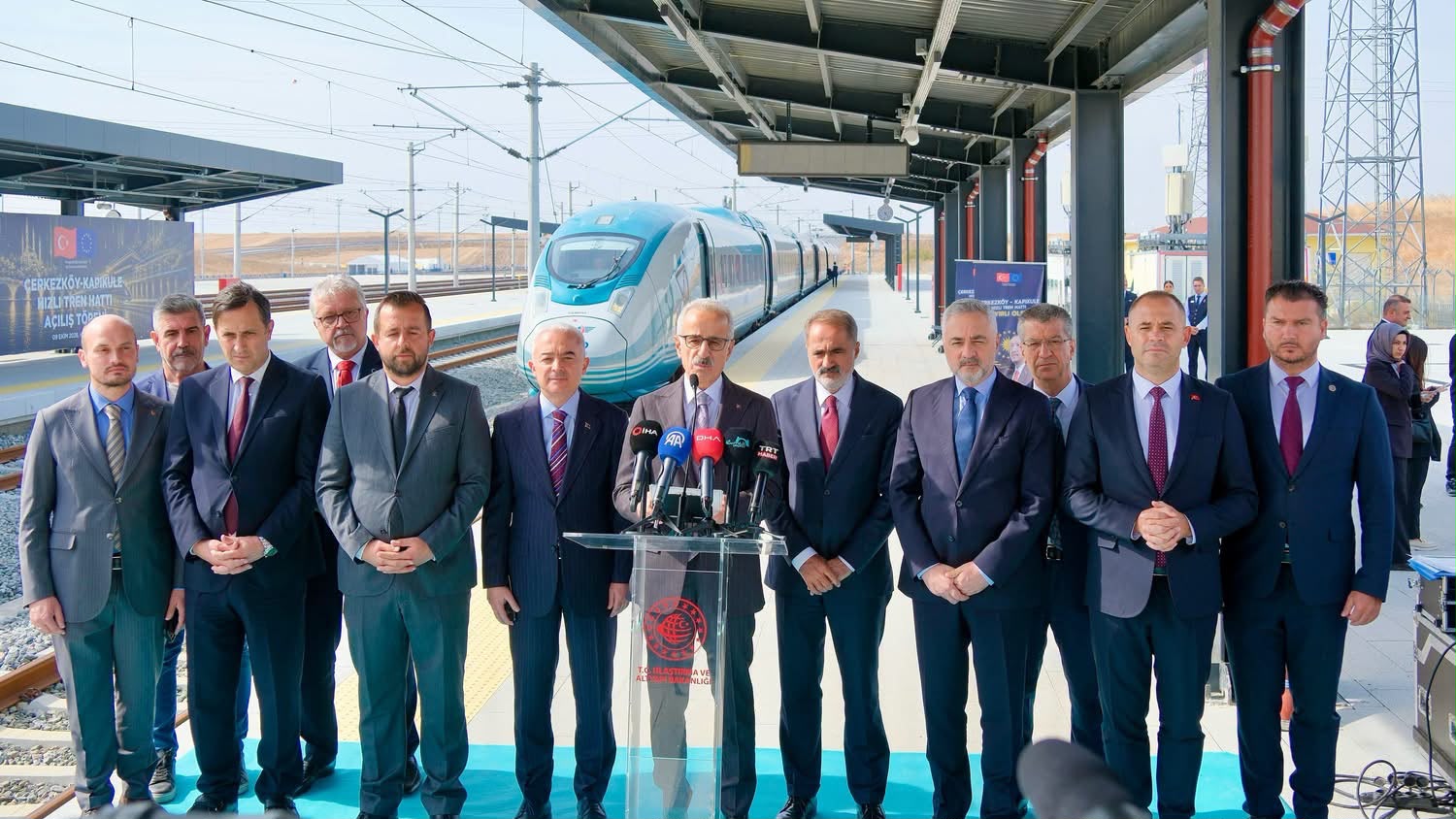 Çerkezköy–Kapıkule Hızlı Tren Hattı’nın Açılışı Öncesinde Ulaştırma ve Altyapı Bakanımız Sayın Abdulkadir Uraloğlu’nu Babaeski’mizde Karşıladık
