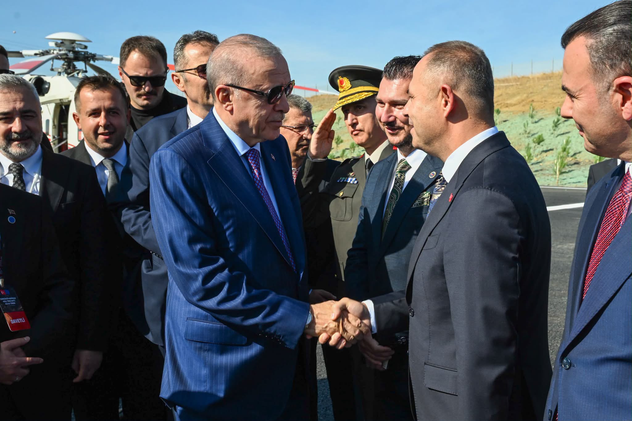 Çerkezköy–Kapıkule Hızlı Tren Hattı’nın Açılış Programı Vesilesiyle Cumhurbaşkanımız Sayın Recep Tayyip Erdoğan  İlimize Teşrif Ettiler