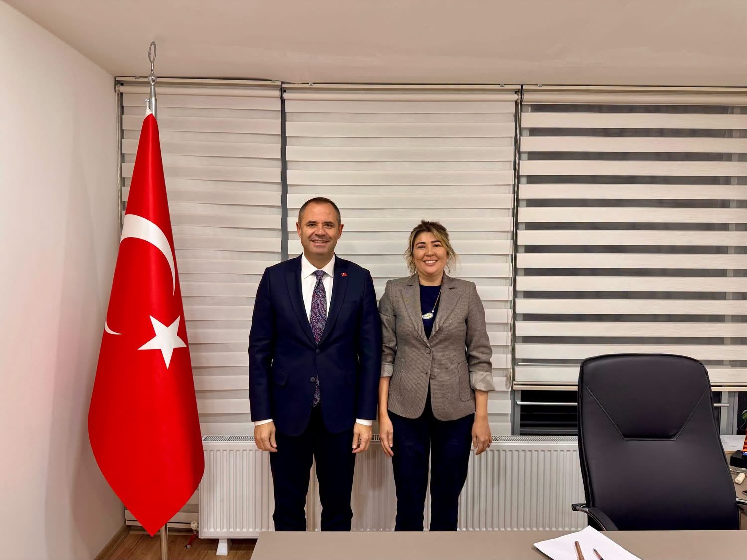 Yaşayan Miras ve Kültürel Etkinlikler Genel Müdür Yardımcılığı Görevine Atanan Sayın Pervin Oymak’ı Ziyaret Ettik