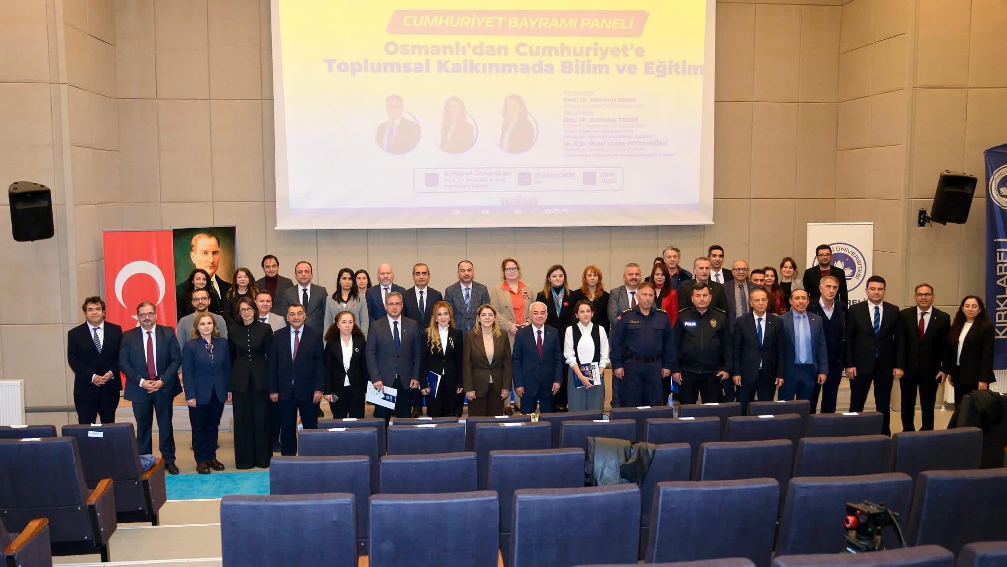 Osmanlı’dan Cumhuriyet’e Toplumsal Kalkınmada Bilim ve Eğitim Konulu Cumhuriyet Bayramı Paneli’ne Katıldık — fotoğraf 1