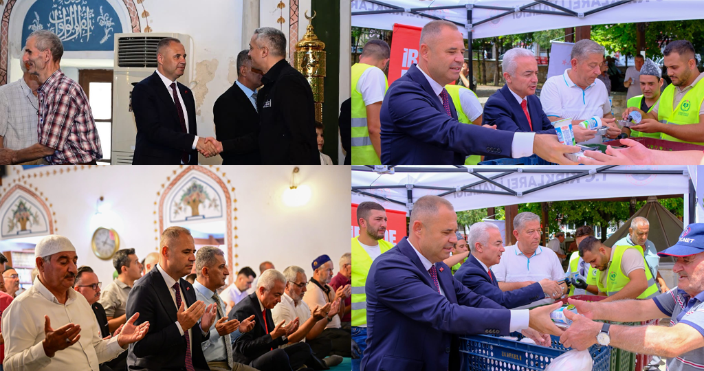 Valiliğimizce Hızırbey Camii’nde 15 Temmuz şehitlerimizin aziz ruhlarına ithafen okutulan Mevlid-i Şerif’e katıldık