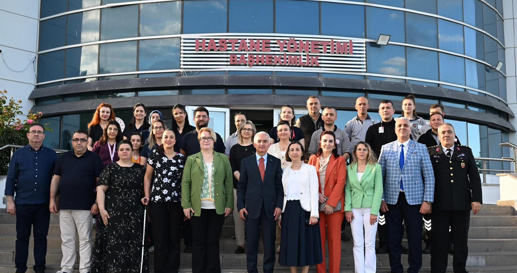 Kurban Bayramı dolayısıyla Kırklareli Eğitim ve Araştırma Hastanesi ziyaret edildi