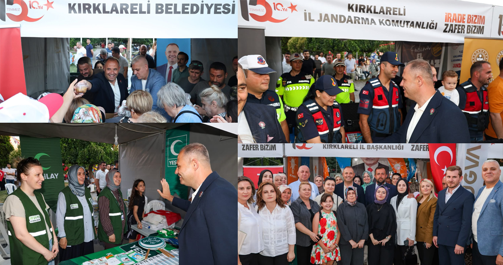 15 Temmuz Demokrasi ve Milli Birlik Günü 10. Yıl Etkinlikleri kapsamında, Özgürlük ve Demokrasi Meydanı’nda açılan stantları ziyaret ettik